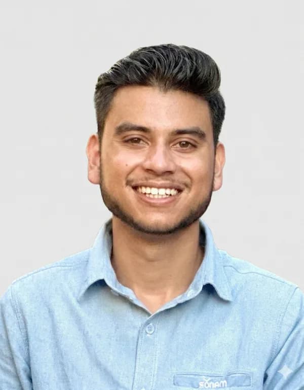 Portrait of Santosh Gaire Sharma